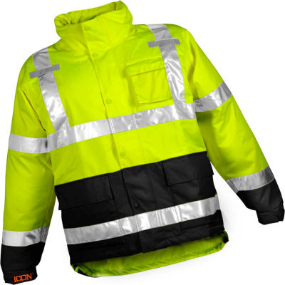 Tingley® J24122 Icon™ veste, Fluorescent jaune/vert/noir, 2XL