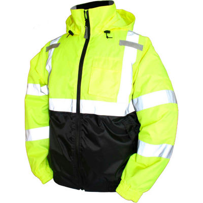 Tingley® J26112 Bomber II capuche veste fluorescente jaune/vert/noir, petit format