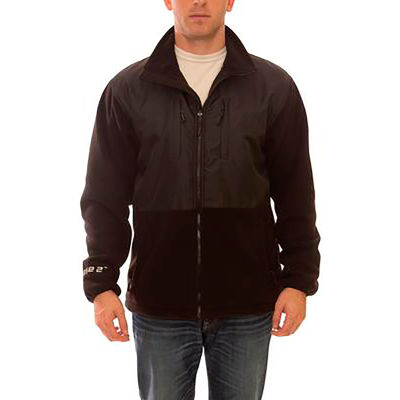 Phase 2™ Fleece Jacket, Size Men's XL, Black