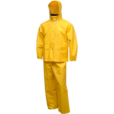 Tingley® S63217 Comfort-Tuff® 2 Pc costume, jaune, joint capot, Medium