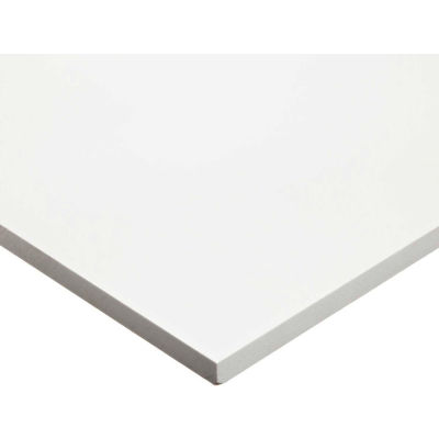 AIN plastiques 507848-2412116W plastique PVC feuille Stock, blanc, 24" L x 12" W x 1/16" épais
