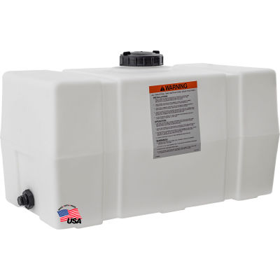 RomoTech 50 Gallon Plastic Storage Tank 82123919 - Square End with Flat  Bottom | 987269 - GLOBALindustrial.ca