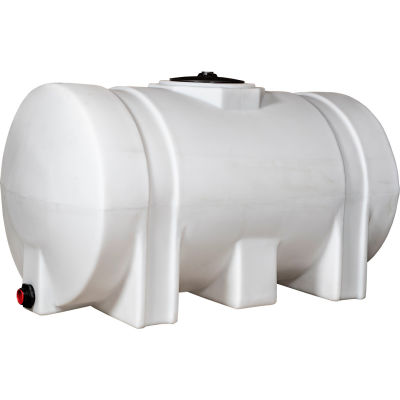 Réservoir de rangement en plastique RomoTech de 26 gallons – à haut convexe  et à fond plat