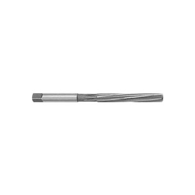 Helical fluted outlet reamer