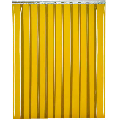 Global Industrial™ Welding Strip Door - 10' W x 6' H - 8" ambre teinte PVC