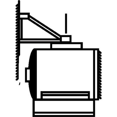 TPI Stainless Steel Wall/Ceiling Bracket A5520/UHB For 3.3-15kw Washdown Heaters