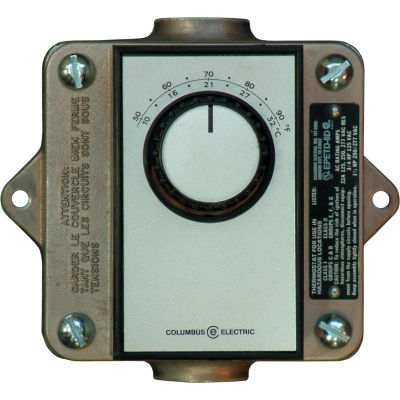 TPI Thermostat monté à distance EPETD8S Single Pole Double Throw Bi-Metal 120-277V 50-90° F