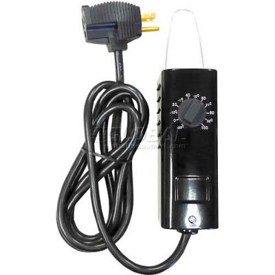 TPI Line Voltage Thermostat Industrial Series SPST Cool Only 6' Cord/Plug KTO121