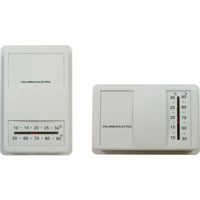 TPI Low Voltage Thermostat Heat Only UT9001 | B860055 - GLOBALindustrial.ca