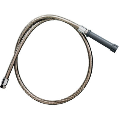 T&S Brass B-0068-H Flexible Stainless Steel Hose, For Prerinse Over Head Swivel Goosenecks 68"