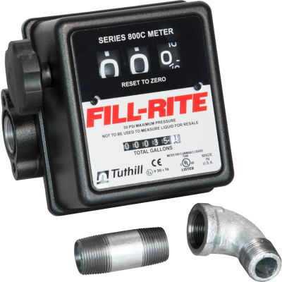 Fill-Rite 807CMK DébitMètre en ligne, 5-20 GPM