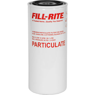 Fill-Rite F1810PM0, 18 gal/min particulaire filtre vissable, 18 gal/min, en ligne