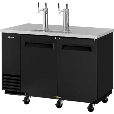 2 Keg Capacity Beer Dispenser - Black