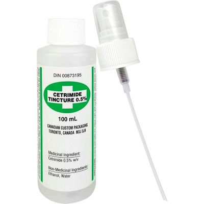 Spray de premiers soins centraux de cétrimide de™ premiers soins, 100 ml, 24/étui - Qté par paquet : 24