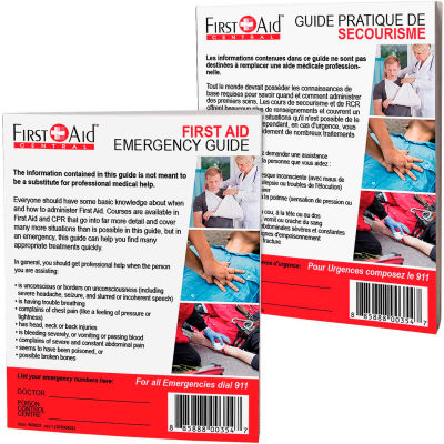 Guide central™ de premiers soins (anglais/Français)