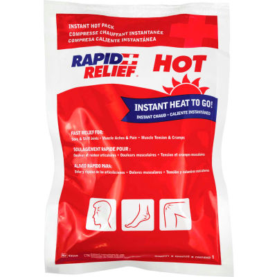 First Aid Central™ Instant Hot Compress, 6 » x 9 », 24/Étui - Qté par paquet : 24