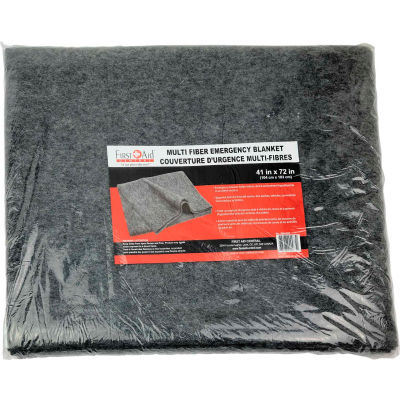 Couverture d’urgence centrale™ de premiers soins, multifibre, 41 » x 72 »