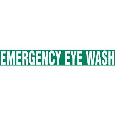 Accuform PTP187 étage Stripe™ - « Emergency Eye Wash » - 3 po x 12 po