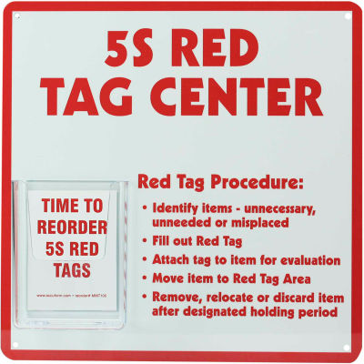Centre de balise rouge 5 s Accuform TAC812, aluminium, 12 "x 12"