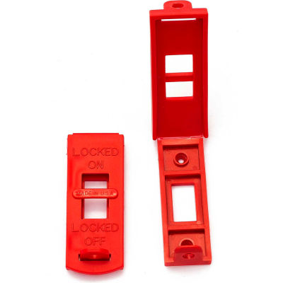 ZING RecycLockout Lockout Tagout, Wall Switch Lockout, Plastique recyclé, 6064