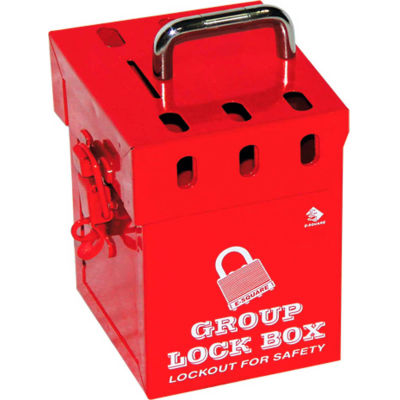 ZING Mini Group Lock Box - Red 7, 7286 | B2346349 - GLOBALindustrial.ca