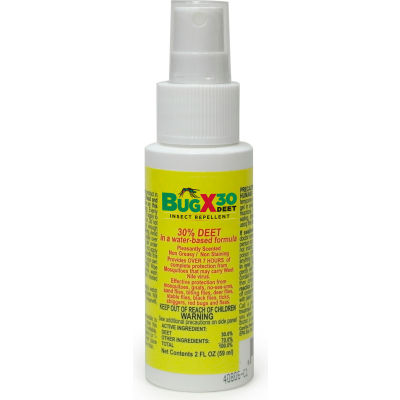 CoreTex® Bug X 30 12650 Insect Repellent, 30 % DEET, 2oz Pump Spray Bottle, 1-Bottle - Qté par paquet : 12
