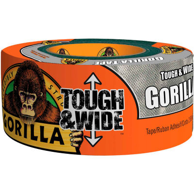 Gorilla Silver Tape Tough & Wide 25YD 4PC Affichage - Qté par paquet : 4