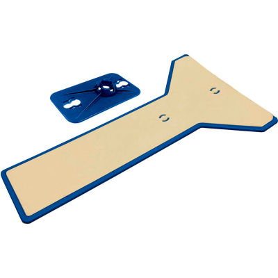 ZipWall® Tête - Plaque de non-dérapage, Plastique, Bleu - EPH1 (en)
