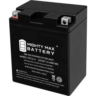 Batterie Mighty Max YB12A 12V 12AH / 165 CCA BATTERIE