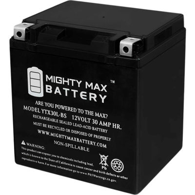 Batterie Mighty Max YTX30L 12V 30AH / 385CCA Batterie
