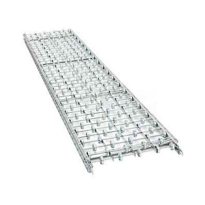 UNEX® SW 10'L 18"W Straight Galvanized Steel Skatewheel Conveyor - 16" BF - 16" WPF