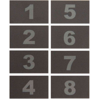 Unis des numéros visuels pour ABS/bois Cellphone casiers TAB18 - Nombres 1-8