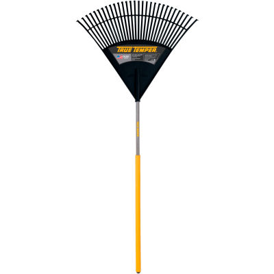 True Temper 1922800 30-Inch Poly Cushion Grip Leaf Rake - Pkg Qty 6