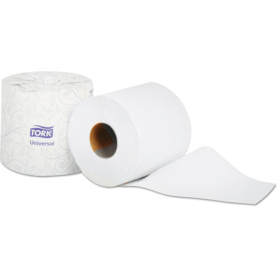 Tork Universal Bath Tissue, 2-Ply, White, 4 x 3.75 Sheet, 500 Sheets/Roll, 96/Case - TM1616S