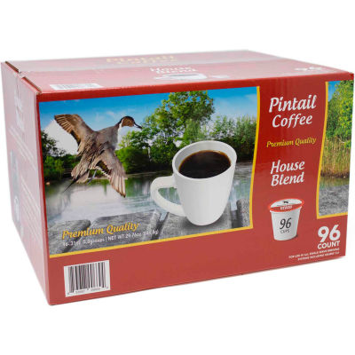 Mélange Pintail Coffee House, torréfaction moyenne, 96 tasses individuelles/boîte