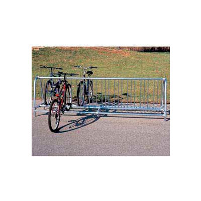 Porte-vélos traditionnels portable, capacité 20-vélo, Double face, 10' de Long