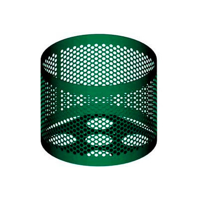 Round UltraCoat Outdoor Planter, Perforated - Green