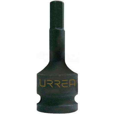 Urrea SAE embout hexagonal Impact Socket, 7441-3/8, 1/2" en voiture, 3" depuis longtemps, hexagonal embout 3/8"