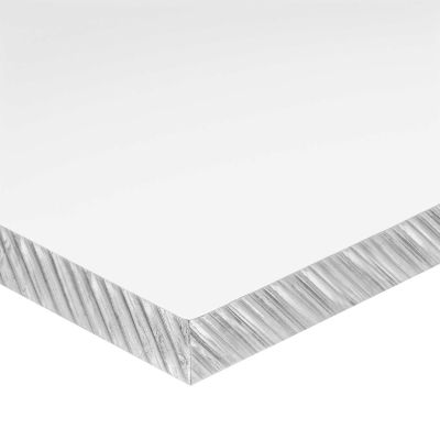 Barre en plastique en polycarbonate - 1/8" Épais x 1/2" Wide x 48" Long