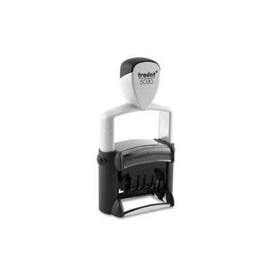 U.S. Stamp & Sign Trodat® Professional Date Stamp, 4-Band, 1-5/8" x 3/8", Black