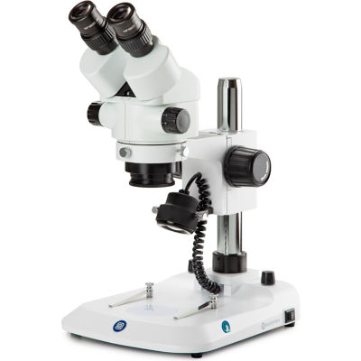 Euromex StereoBlue Binocular Zoom Microscope w / Pillar Stand & LED Illumination, 7x à 45x