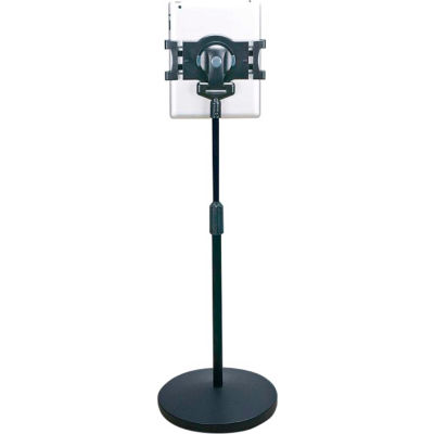 Aidata US-5006W Universal Tablet Weighted Base Floor Stand, Noir