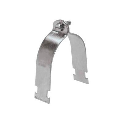 Unistrut 1-5/8" un Conduit rigide en acier pince P1121eg, électro-zingué, 4" - Qté par paquet : 25