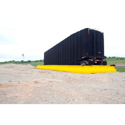 UltraTech 8760 Ultra-Containment Wall® Section Droite, 1' , Jaune