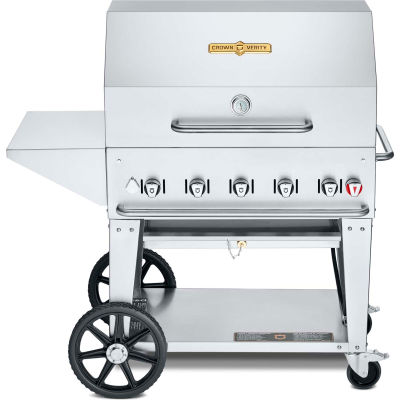 Crown Verity Mobile Outdoor Grill 36 " Forfait - Au propane