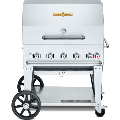 Crown Verity Mobile Outdoor Grill 36 « Roll Dome Package - Au propane