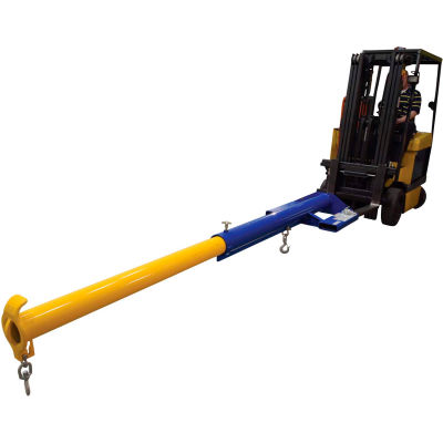 Forklift Economaster Telescoping Jib Boom Crane, 6000 Lbs. Capacity