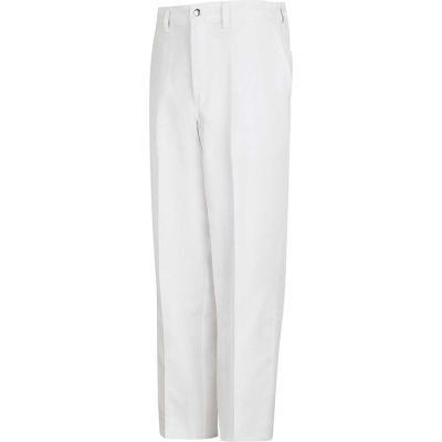 Chef conçoit des pantalons de cuisinier, blanc, Polyester/coton, 34 "x 36"