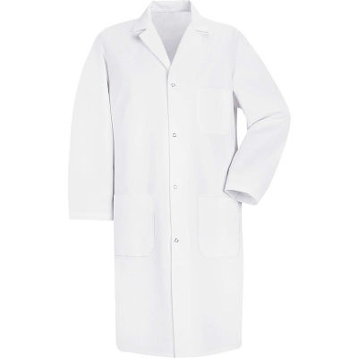 Pince-Front blouse Kap® rouge masculin, White, Poly/coton, L
