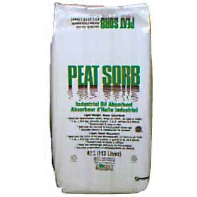 Peat Sorb Oil Absorbent Double Compressed Bag 4 Cubic Feet / 0.11 Cubic ...